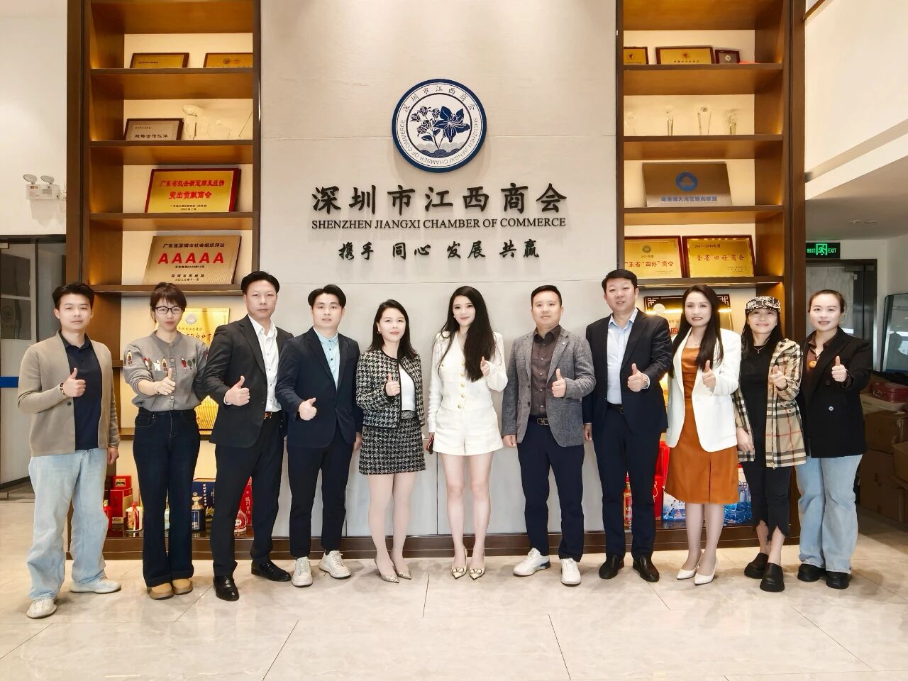 深圳市宁都商会企业家一行来访交流